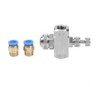 304 Stainless Steel Air Atomizing Nozzle 1/4 For BSPT for Fine Mist Generation in Industrial and Environmental Control Misting Applications