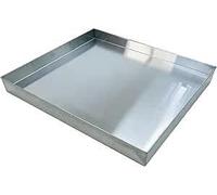 304 Stainless Steel Air Conditioning Condensate Drip Tray | Height 8 Cm Oil Recovery Trays Floor Protection Against Leaks And Splashes(50x100cm(20x39in))