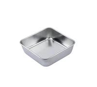 304 Stainless Steel Air Fryer Tray and Grill Rack Set, Multi-Functional Oil Draining Cooking Accessories for Square Air Fryer Oven-4