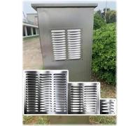 304 Stainless Steel Air Vent Plate for Wall Roof Exhaust | 4~24insh,Vent Grille Cover, Rectangular Ventilation Grating,Indoor and Outdoor(250x250mm (10x10in))