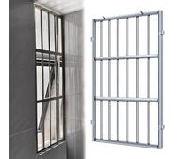 304 Stainless Steel Anti-Theft Protection Grilles for Narrow Window, Tall Fixed Barrier Hardware Kit, Heavy Duty Guard Fence for Apartment(W120xH120cm/47x47in)
