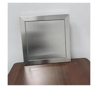 304 Stainless Steel Attic Access Pane, Touch Latch Concealed Wiring Wall Hole Cover Plate, Drywall Inspection Hatch for Concrete Floor/Celling/Wall(55x75cm)