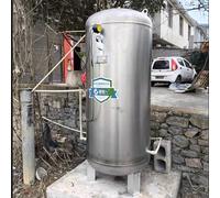 304 Stainless Steel,Automatic Control, Well Water Pressure Tank With Safety Kit,1 - Inch/1 1/4 - Inch Threaded, 106 132 158 185 Gallon, For Industrial & Domestic Water Supply(158gal/600L)