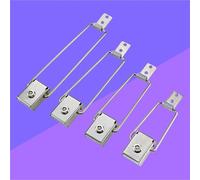304 Stainless Steel Billboard Light Box Lock Lengthened Hasp Lock Padlock Publicity Column Lock Buckle LED Light Box Lock 1Pcs(Gold 4pcs)