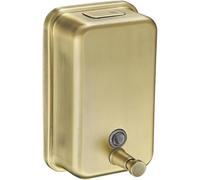 304 Stainless Steel Brushed Gold Black Wall Mounted Soap Dispenser for Hotel