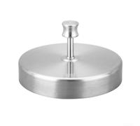 304 Stainless Steel Burger Press with Non Edges Customizable Patty Maker for Home Cooking (9.5cm)