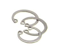 304 Stainless Steel C Type Internal Circlip Retaining Ring, M8-M150 Hole Snap Ring Clip(M58(2Pcs))