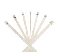 304 Stainless Steel Cable Ties - 4.6/7.9mm Width, 100-500mm Length, 100Pcs, Heavy Duty Self-Locking(4.6x350mm 100pcs)