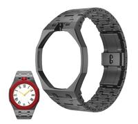304 Stainless Steel Case Band Mod Kit Compatible with Swatch Royal Pop | Anti-Scratch Watches Shell Wear Resist for Outdoor Travel Leisure Wearing for Men Women Watches Replacement