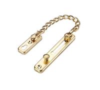 304 Stainless Steel Chain Door Latch Silver Bronze Gold Black Lock Security Hardware for Door(Gold)