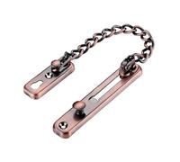 304 Stainless Steel Chain Door Latch Silver Bronze Gold Black Lock Security Hardware for Door(Red Bronze)