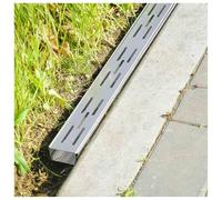 304 Stainless Steel Channel Drain Covers - Outdoor Linear Rain Gutter Strainers for Yard, Garden, Farm, and Deck Drainage Solutions - Trench Drain Kit
