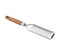 304 Stainless Steel Cheese Grater, Zester & Vegetable Grater with Wood Handles - Handheld Kitchen Graters for Garlic, Ginger, Lemon, Nutmeg & More