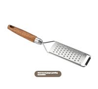 304 Stainless Steel Cheese Grater, Zester & Vegetable Grater with Wood Handles - Handheld Kitchen Graters for Garlic, Ginger, Lemon, Nutmeg & More