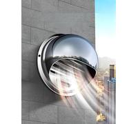 304 Stainless Steel Chimney Cowl Cap,Tapered Top Chimney Cap,Exterior Wall Air Outlet,Bathroom Heater Ventilation Exhaust Vent,Round Wall Vent Outlet Cover(300mm/30cm)
