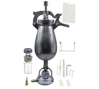 304 Stainless Steel Chinese-Style Popcorn Machine, Hand-Cranked Popcorn Popper, Popcorn Machine Grain Amplifier, Retro Traditional Grain Deodorizer (1000ml)