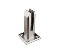 304 Stainless Steel Clamp Glass Panel Pool Fence Staircase Bracket Spigot Balustrade Floor Deck Balustrade Railing Moun