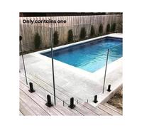 304 Stainless Steel Clamp Glass Panel Pool Fence Staircase Bracket Spigot Balustrade Floor Deck Balustrade Mount Clamp