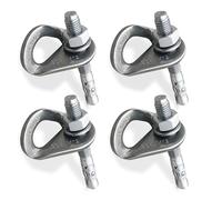 304 Stainless Steel Climbing Anchor Bolt, 30KN Rock Climbing Bolt Hanger, Climb Fastening Bolt Safe Fixed Point, 4 Set Rock Climbing Holds