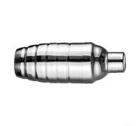 304 Stainless Steel Cocktail Shaker Threaded Leak-Proof | 304 steel with threaded seal and non-slip grooved grip. 500ml/700ml options for bars