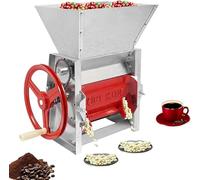 304 Stainless Steel Coffee Bean Peeler - Manual Sheller with Dual Discharge Ports for Efficient Home and Cafes Coffee Processing