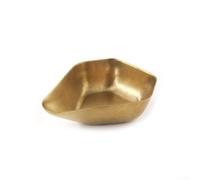 304 Stainless Steel Coffee Dosing Tray Weighing Plate - Anti-Static Espresso Bar Accessory for Home & Cafe - Gold Silver Rainbow(Titanium Gold)