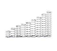 304 Stainless Steel Compression Spring 5Pcs Set 2.0mm Wire OD 12-30mm(70mm,25mm)