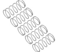 304 Stainless Steel Compression Spring Diameter 0.4mm Cylidrical Coil Return Pressure diameter 3mm to 10mm 1PCS(5mm,7MM_0.4MM (1PCS))