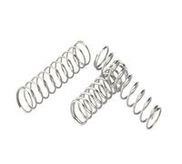 304 Stainless Steel Compression Spring, Wire Diameter 0.7mm, Outer Diameter 12mm, Length 75mm, 5Pcs, Silver, 0.7x12x75mm