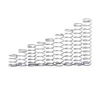 304 Stainless Steel Compression Springs - 0.8mm Wire Diameter, 8mm OD, Length 10-305mm(3pc 8x120mm)