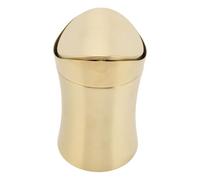 304 Stainless Steel Countertop Trash Can Rust-Proof Mini Garbage Bin with Lid for Home Office Kitchen 1 X Desktop Trash Can Applicable Scene:Various Places