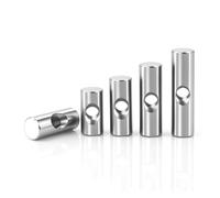 304 Stainless Steel CrossHole Barrel Nut, Cylindrical Dowel Pin, Embedded Locking Nut For Wood Furniture Accessories(M5x25mm-5Pcs)