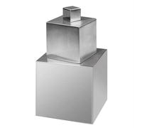 304 Stainless Steel Cube, 20mm 25 30 35 40 45 50mm 55mm Solid Square Polished Block Paperweight Base, 1pcs(20x20x20mm)