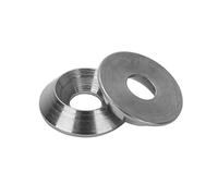 304 Stainless Steel Cup Washers - 20Pcs Metal Gaskets for M3/M4/M5 Cone Countersunk Screws - Durable Conical Washer Shim(M4)