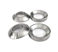 304 Stainless Steel Cup Washers, M6 M8 M10 M12 M14 M16 M18 M20 Countersunk Spherical Washer Solid Conical Gasket(M6)
