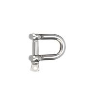 304 Stainless Steel D Shackle M5 Quick Release Chain Link for Marine | M5 size with quick-release pin mechanism for fast rigging adjustments in marine and industrial settings