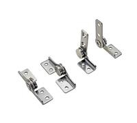 304 Stainless Steel Damping Hinge with Non Adjustable Torque, Stop Mechanism, and Positioning Support for Medical Equipment.(TB-Left 3.0N.m)