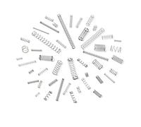 304 Stainless Steel dia 0.6/0.9/1mm OD 6-12mm L 5-50mm Small Compression Spring Return Helica Springs 10pcs(10mm,8MM_1MM)