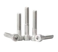 304 Stainless Steel DIN912 Hex Socket Cap Head Bolts, Partial Thread Metric Machine Screws, Internal Hex Drive Allen Socket Cap Screws Fasteners M4 M5 M6 M8 M10 M12 (M12 x 85mm - 1pcs)