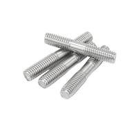 304 Stainless Steel Double-end Threaded Rod Double-Head Bolts Studs Through The Wall Screws Rod Teeth M3 M4 M5 M6 - M16(M12-1pcs,90 MM)
