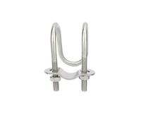 304 Stainless Steel Double U-Cross U Bolt | M6 Multiple Sizes 1/2/5 pcs: For Pipes, Wood, Steel, RV, Boats, Outdoor Use(2set M6x32x20)