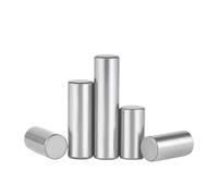 304 Stainless Steel Dowel Pin, Bearing Steel Solid Cylindrical Dowel Pins M10 HRC62 Lengths 10-120mm Pack Of 10(75mm)