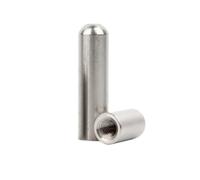 304 Stainless Steel Dowel Pins with Inner Thread | M3 M4 M5 M6 | Round Head Cylindrical Positioning Hardware Fasteners(M6x70 2pcs)