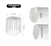 304 Stainless Steel Downpipe Filter for Roof Drain & Gutter Guard - Anti-Clogging Floor Drain Cover Compatible with 50mm/75mm/110mm/160mm/180mm/2(50 Tube)