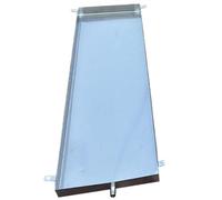304 Stainless Steel Drip Pan for Portable Air Conditioners Durable AC Drain Pan for Heat Pumps & Outdoor Units Oil Change & Water Collection (43.3"x15.7")