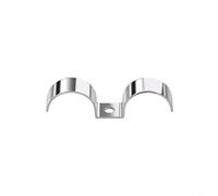 304 Stainless Steel Dual Side Pipe Clamp Bracket for Use with Plumbing and Process Instrumentation Pipes (30mm)