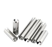 304 Stainless Steel Elastic Open Cylindrical Split Pin Dowel M1.5 M2 M2.5 M3.5 M4 5/50pcs(M4x18 - 10PCS)