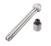 304 Stainless Steel Electric Water Heater 220V 380V DN32 Immersion Water Heating Element 3KW 4.5KW 6KW/9KW 12KW(Set-3,380V,9KW 310L)