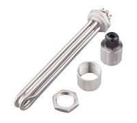 304 Stainless Steel Electric Water Heater 220V 380V DN32 Immersion Water Heating Element 3KW 4.5KW 6KW/9KW 12KW(Set-2,220v,9KW 310L)