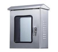 304 Stainless Steel Electrical Enclosure Weatherproof Distribution Box Indoor/Outdoor WallMounted Cabinet Waterproof & Durable (50x40x20cm)